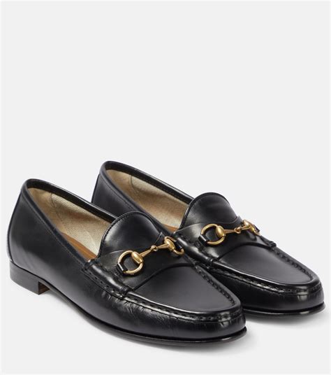 gucci leather lug sole horsebit loafer|Gucci 1953 horsebit leather loafer.